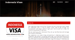 Desktop Screenshot of indonesiavisas.com